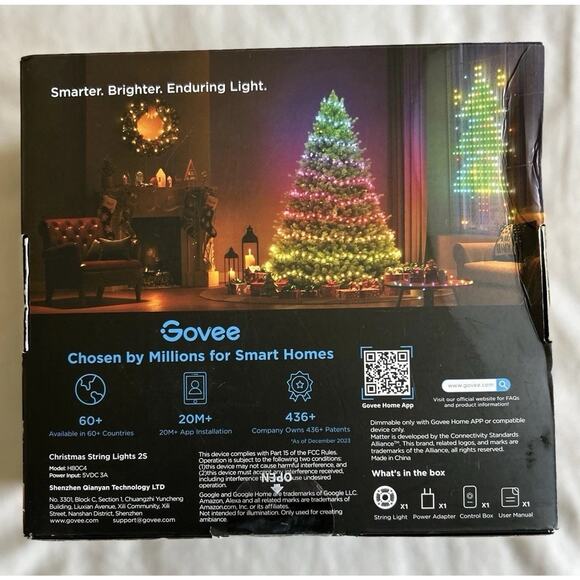 Brand NEW Govee Christmas String Lights 2 - Picture 4 of 10